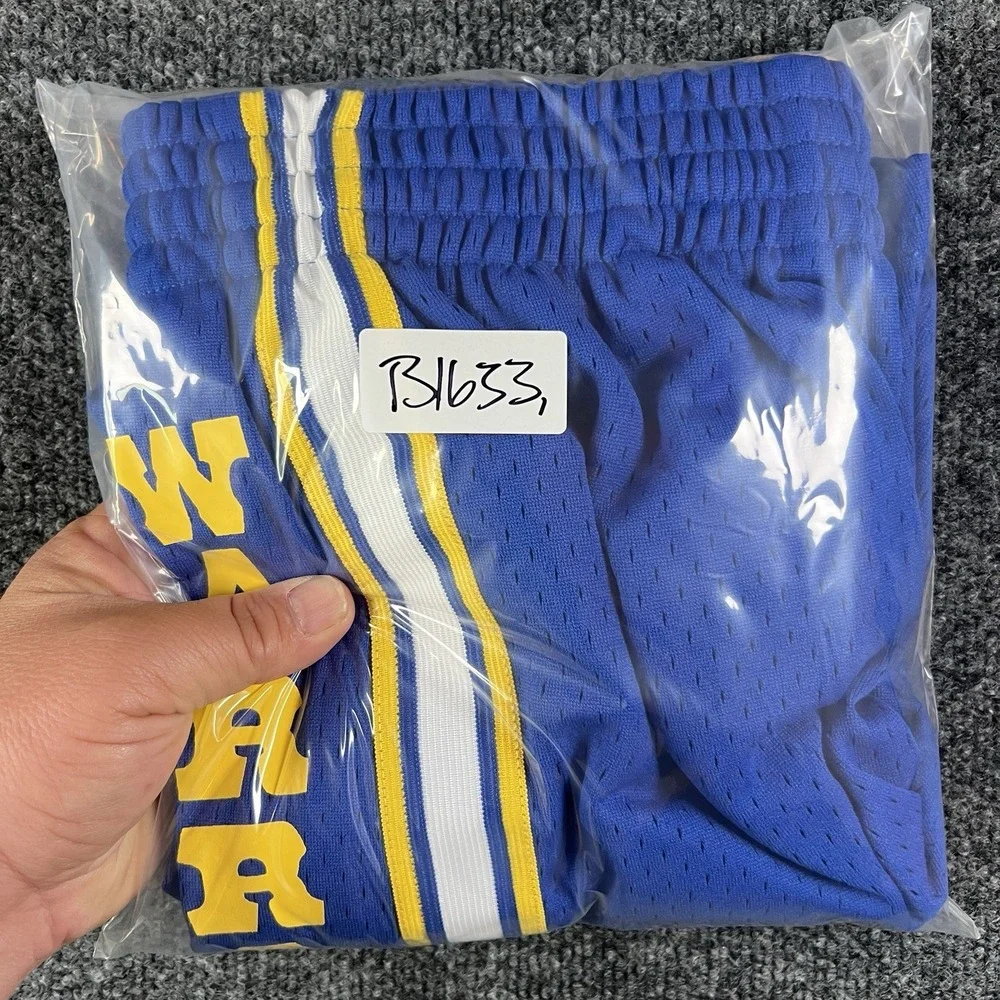 Mitchell & Ness NBA Road Swingman Shorts Golden State Warriors 81-82 Men's Small